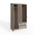 Lancaster 3 Door 2 Drawer Triple Wardrobe