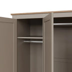 Lancaster 3 Door 2 Drawer Triple Wardrobe