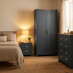 Lancaster 2 Door Wardrobe 3 Piece Bedroom Set