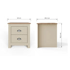 Lancaster 2 Door Wardrobe 3 Piece Bedroom Set