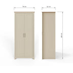 Lancaster 2 Door Wardrobe 3 Piece Bedroom Set