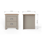 Lancaster 2 Door Wardrobe 3 Piece Bedroom Set