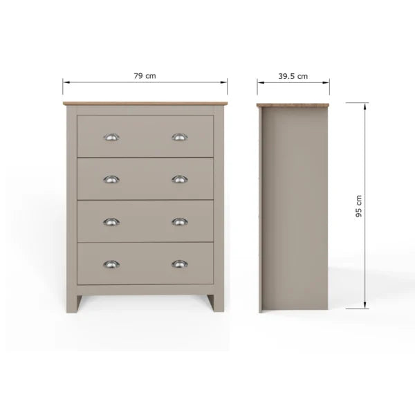 Lancaster 2 Door Wardrobe 3 Piece Bedroom Set