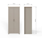 Lancaster 2 Door Wardrobe 3 Piece Bedroom Set