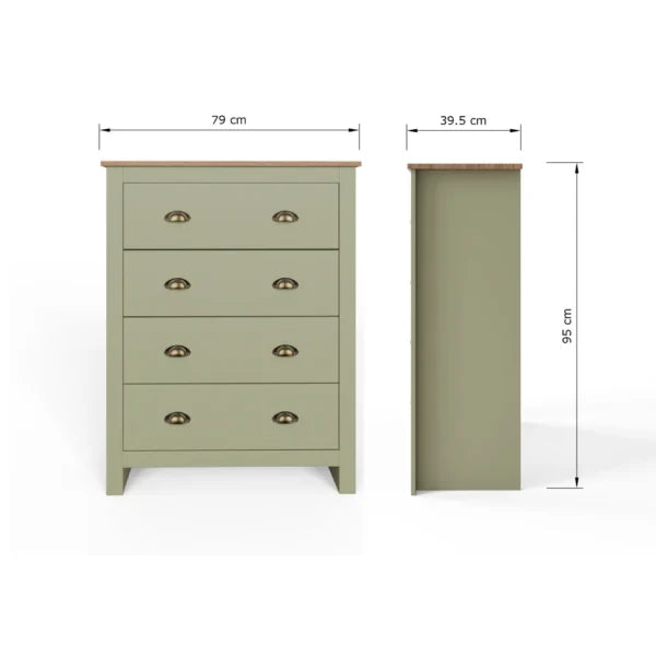 Lancaster 2 Door Wardrobe 3 Piece Bedroom Set