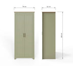 Lancaster 2 Door Wardrobe 3 Piece Bedroom Set