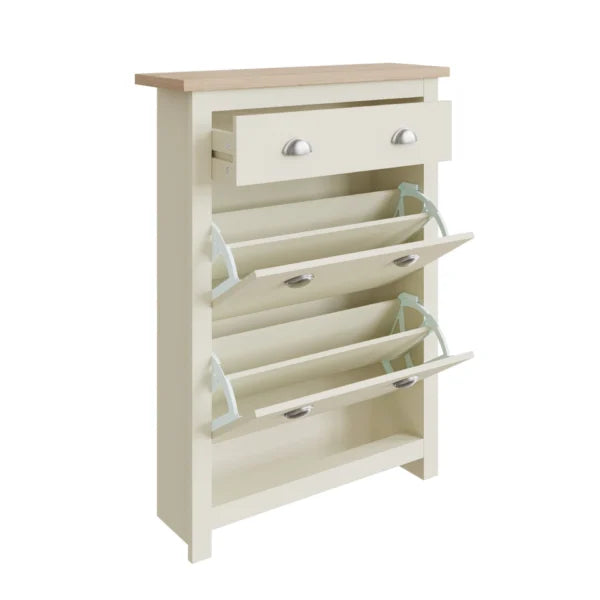 Lancaster 2 Door 1 Drawer Shoe Cabinet