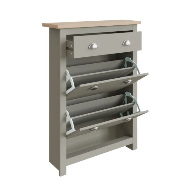 Lancaster 2 Door 1 Drawer Shoe Cabinet