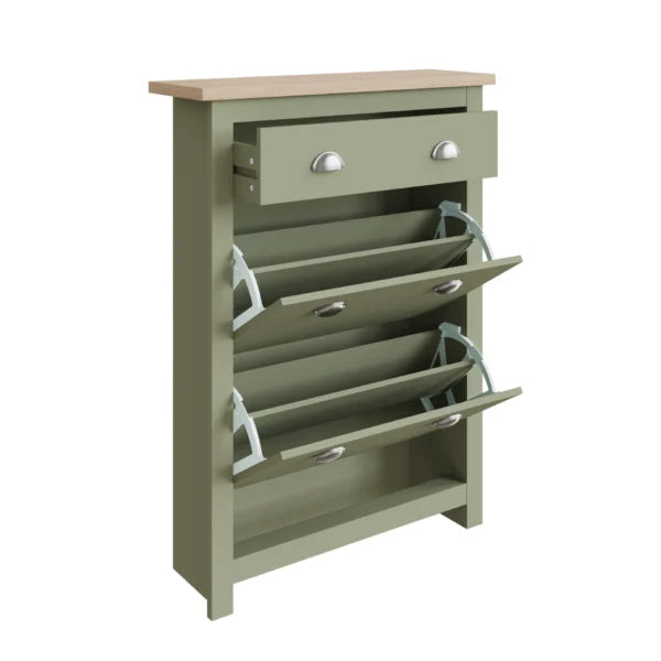Lancaster 2 Door 1 Drawer Shoe Cabinet