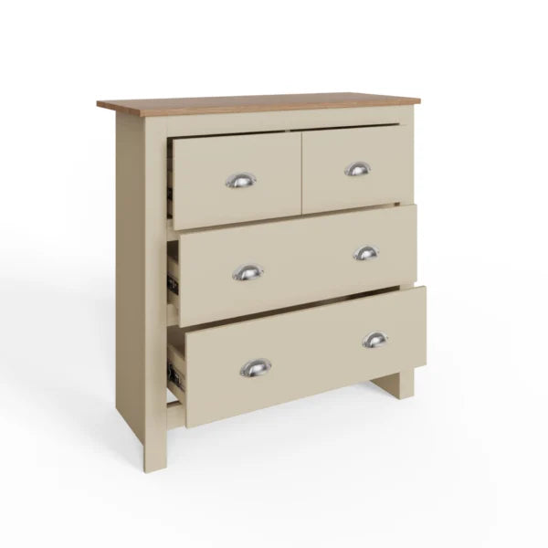 Lancaster 2+2 Drawer Chest of Drawers