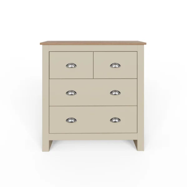Lancaster 2+2 Drawer Chest of Drawers