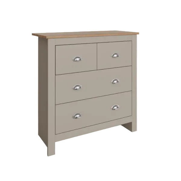 Lancaster 2+2 Drawer Chest of Drawers