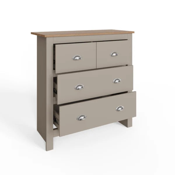 Lancaster 2+2 Drawer Chest of Drawers