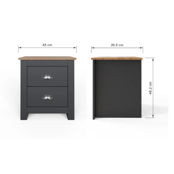 Lancaster 3 Door Wardrobe 4 Piece Bedroom Set