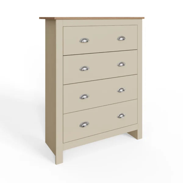 Lancaster 3 Door Wardrobe 4 Piece Bedroom Set