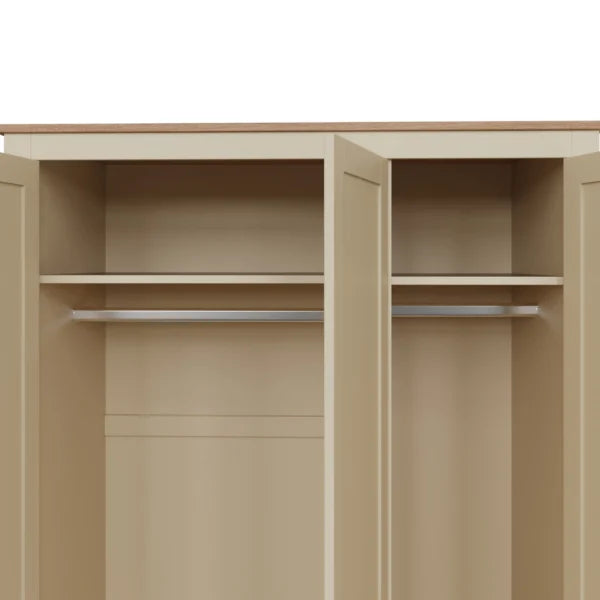 Lancaster 3 Door Wardrobe 4 Piece Bedroom Set