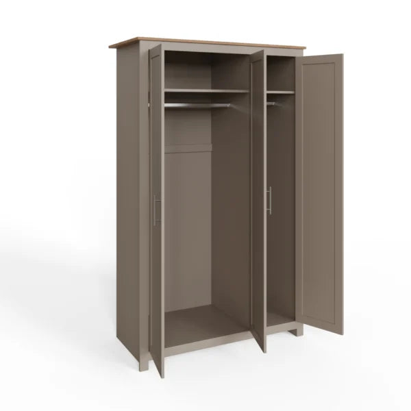 Lancaster 3 Door Wardrobe 4 Piece Bedroom Set