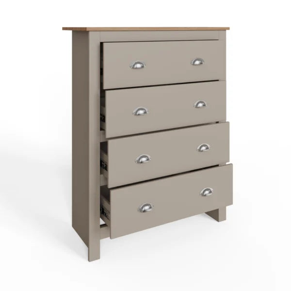 Lancaster 3 Door Wardrobe 4 Piece Bedroom Set