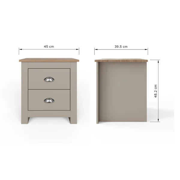 Lancaster 3 Door Wardrobe 4 Piece Bedroom Set