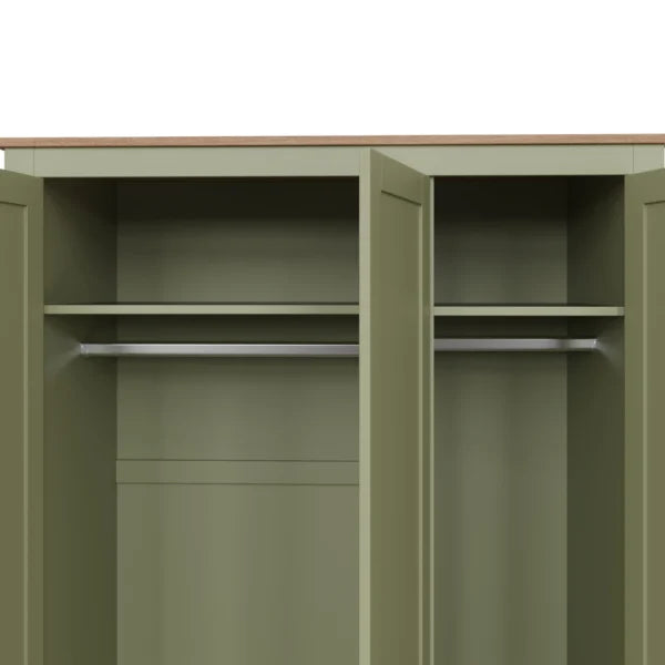 Lancaster 3 Door Wardrobe 4 Piece Bedroom Set