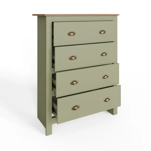 Lancaster 3 Door Wardrobe 4 Piece Bedroom Set