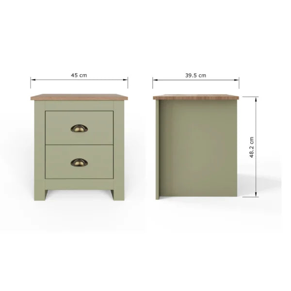 Lancaster 3 Door Wardrobe 4 Piece Bedroom Set