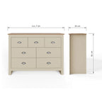 Lancaster 7 Drawer Chest of Drawers