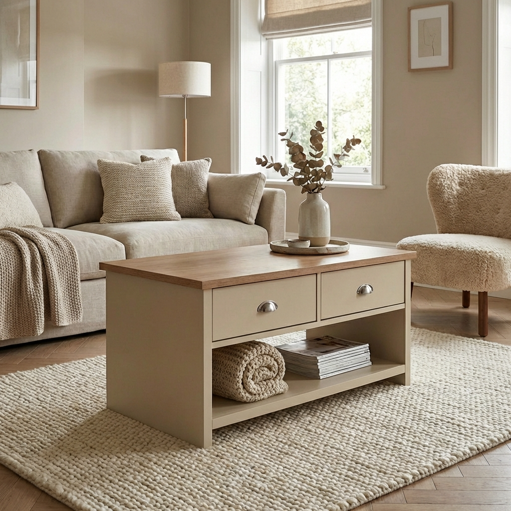 Lancaster 2 Drawer Coffee Table