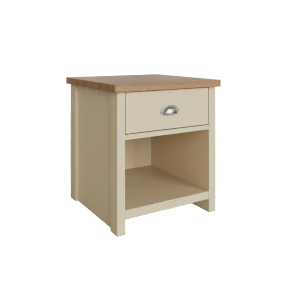 Lancaster 1 Drawer Lamp Side Table