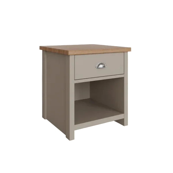 Lancaster 1 Drawer Lamp Side Table