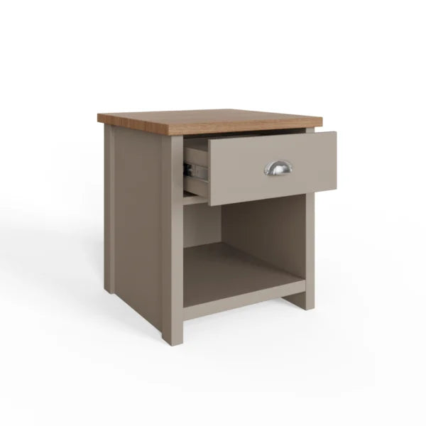 Lancaster 1 Drawer Lamp Side Table