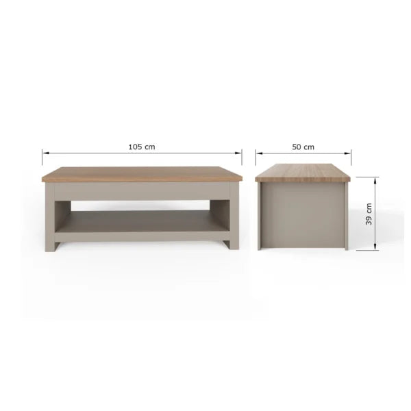 Lancaster Lift Up Coffee Table