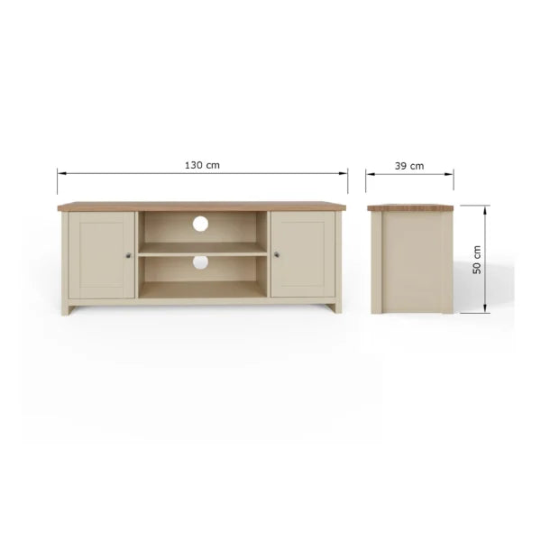 Lancaster Large 2 Door TV Unit