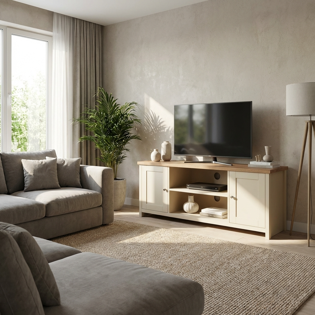 Lancaster Large 2 Door TV Unit