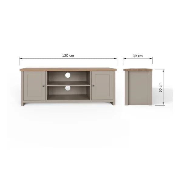 Lancaster Large 2 Door TV Unit