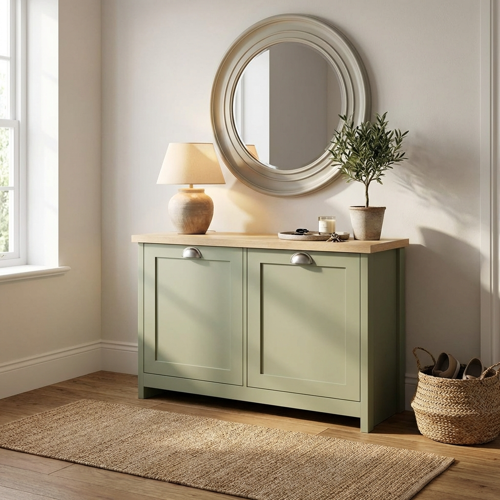 Lancaster 2 Door Shoe Storage Cabinet