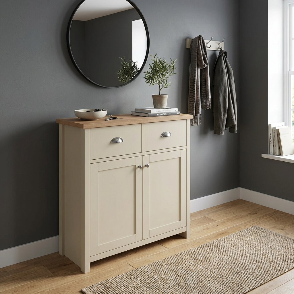 Lancaster 2 Door 2 Drawer Compact Sideboard