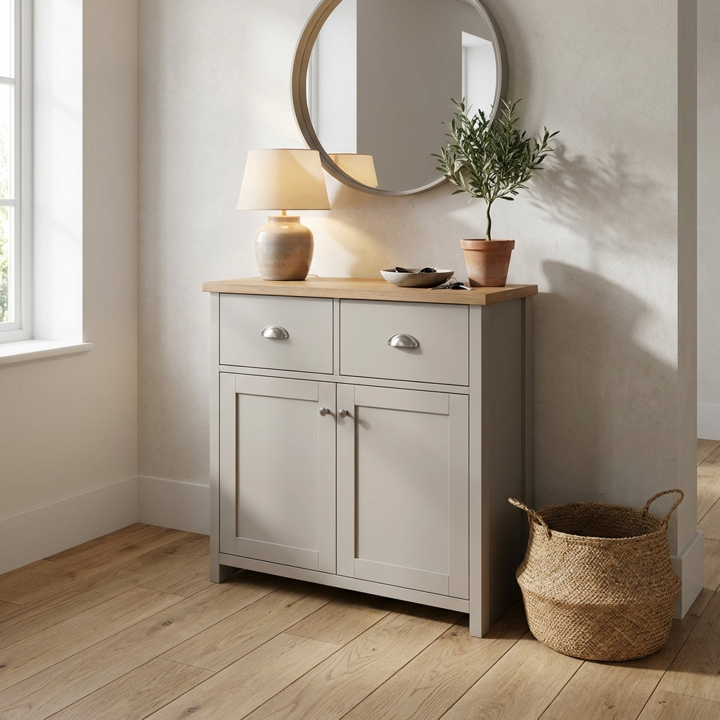 Lancaster 2 Door 2 Drawer Compact Sideboard
