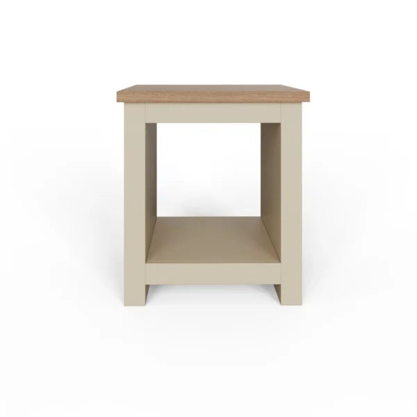 Lancaster Side Table with Shelf
