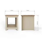 Lancaster Side Table with Shelf