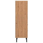 Leon Herringbone Retro 2 Door 2 Drawer Cabinet