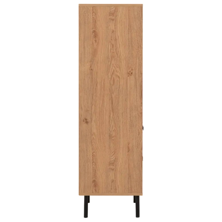 Leon Herringbone Retro 2 Door 2 Drawer Cabinet