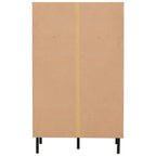Leon Herringbone Retro 2 Door 2 Drawer Cabinet