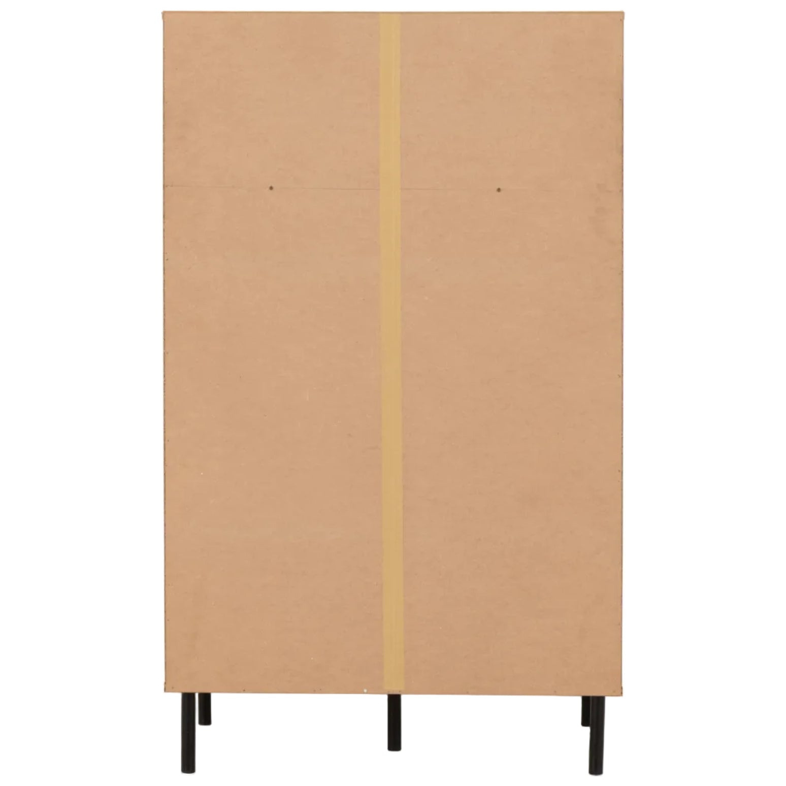 Leon Herringbone Retro 2 Door 2 Drawer Cabinet