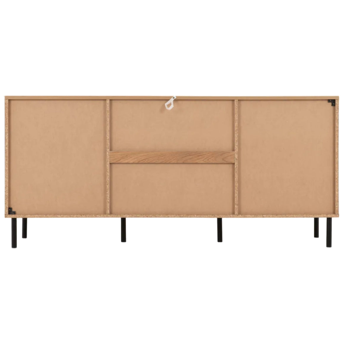 Leon Herringbone Retro 2 Door 3 Drawer Sideboard