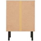 Leon Herringbone Retro 3 Drawer Bedside Table