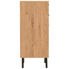 Leon Herringbone Retro 5 Drawer Narrow Chest