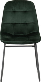 Avery Extending Dining Table with 4 Lukas Velvet Dining Chairs