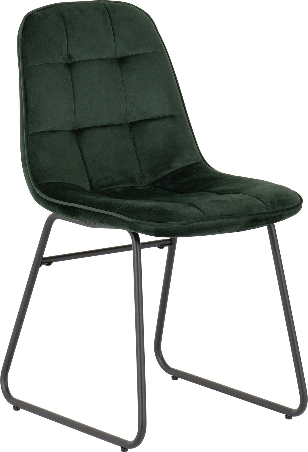 Avery Extending Dining Table with 4 Lukas Velvet Dining Chairs