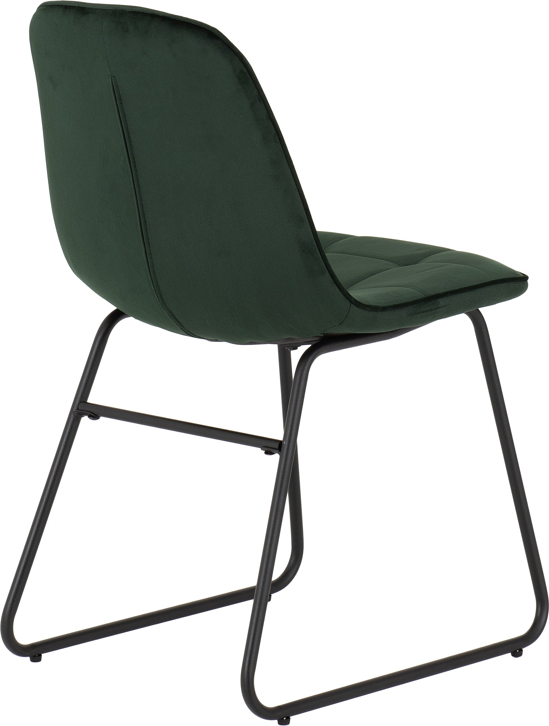 Avery Extending Dining Table with 4 Lukas Velvet Dining Chairs